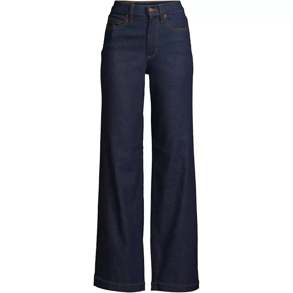 High Rise Wide Leg Denim Jeans